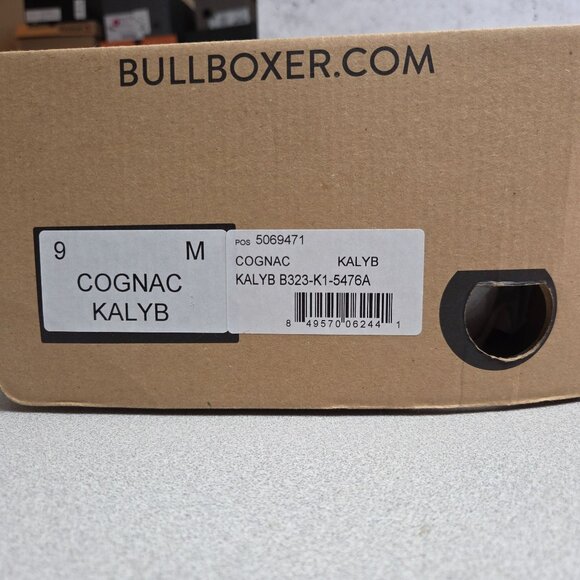 Bullboxer Cognac Leather Slip-On Loafers Mens Size 9 Made In Portugal - Picture 4 of 11